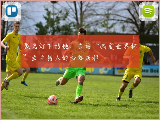 聚光灯下的她:专访“我爱世界杯”女主持人的心路历程