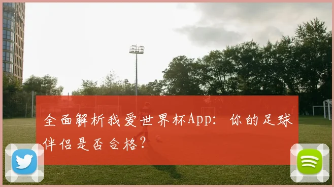 全面解析我爱世界杯App:你的足球伴侣是否合格?